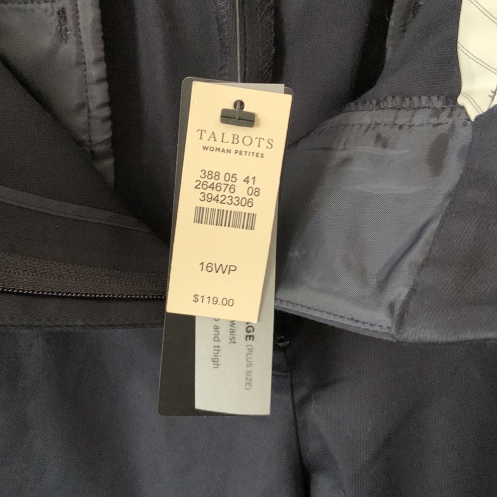 Talbots Black Women’s Heritage Dress Pants - Picture 5 of 9